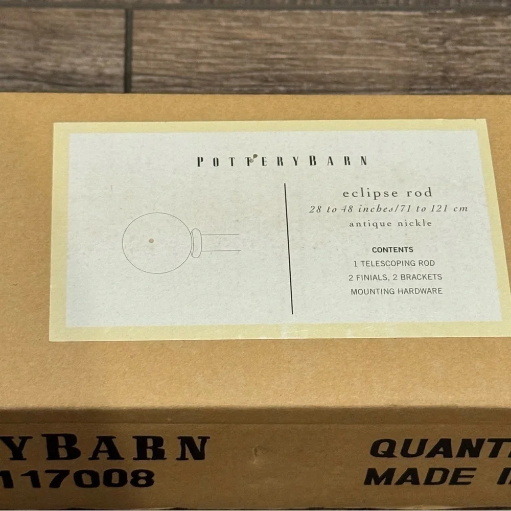 Pottery Barn Eclipse Curtain Rod  28-48